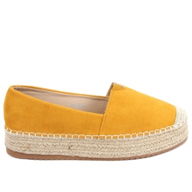 Pilar Yellow women's espadrilles