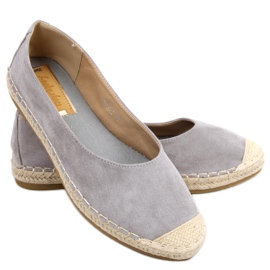 Camino Gray women's espadrilles grey