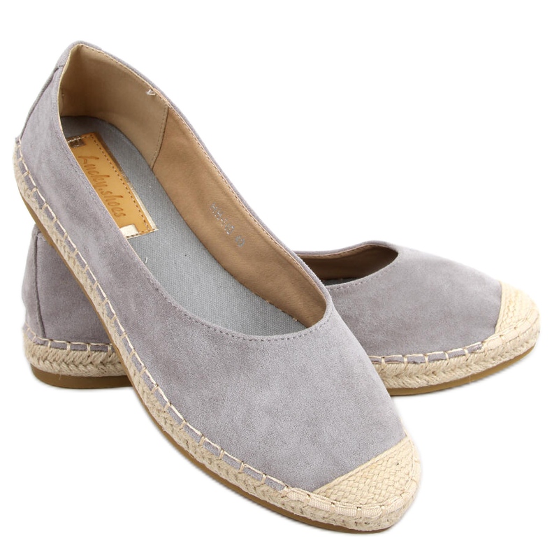Camino Gray women's espadrilles grey