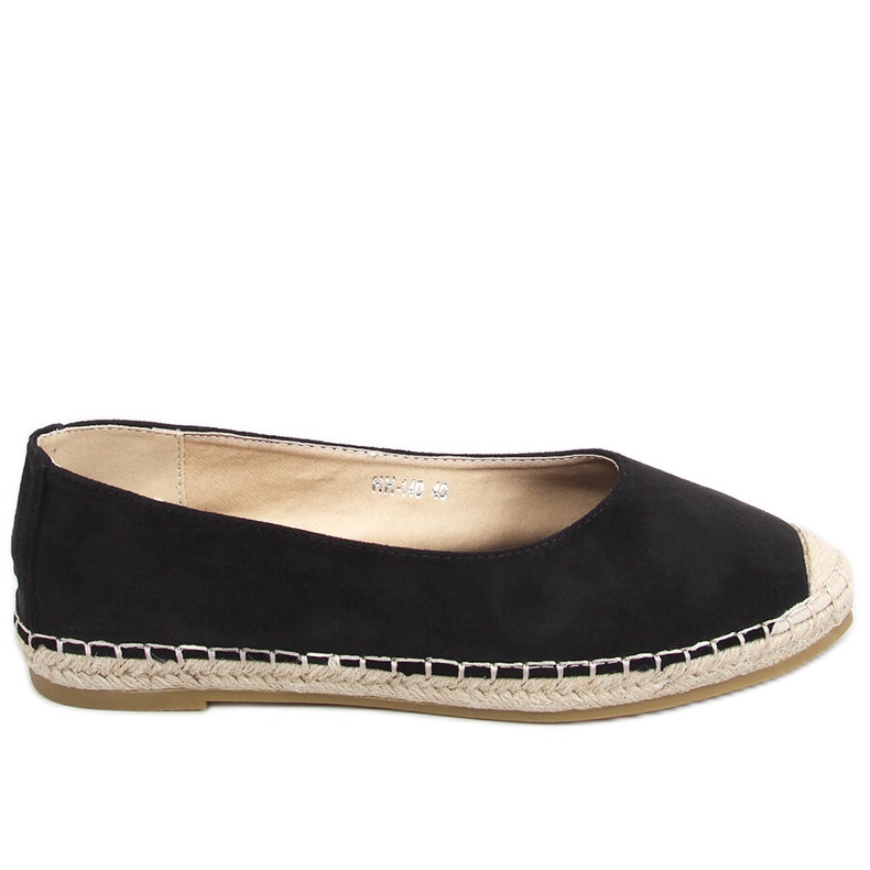 Camino Black women's espadrilles