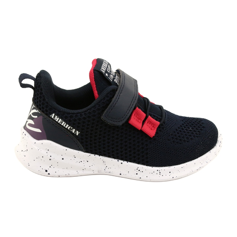American Club RD13/22 Velcro sports shoes, navy blue