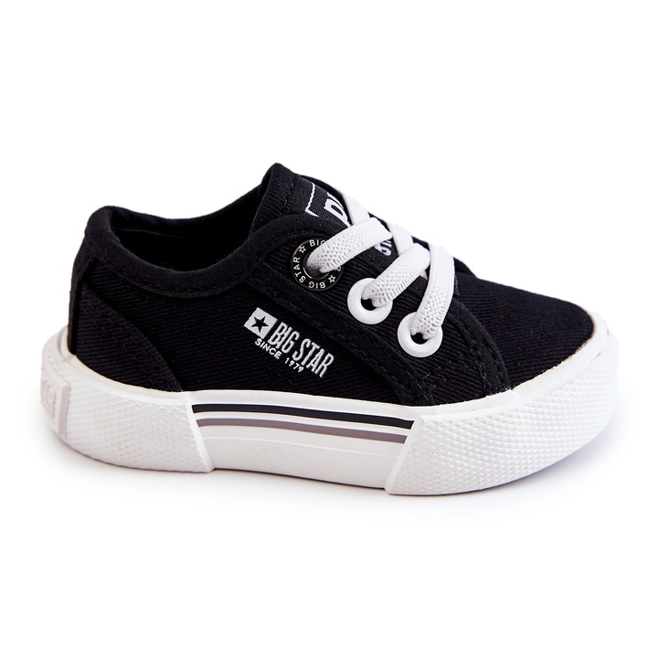 Black Children's Low Sneakers Big Star JJ374164