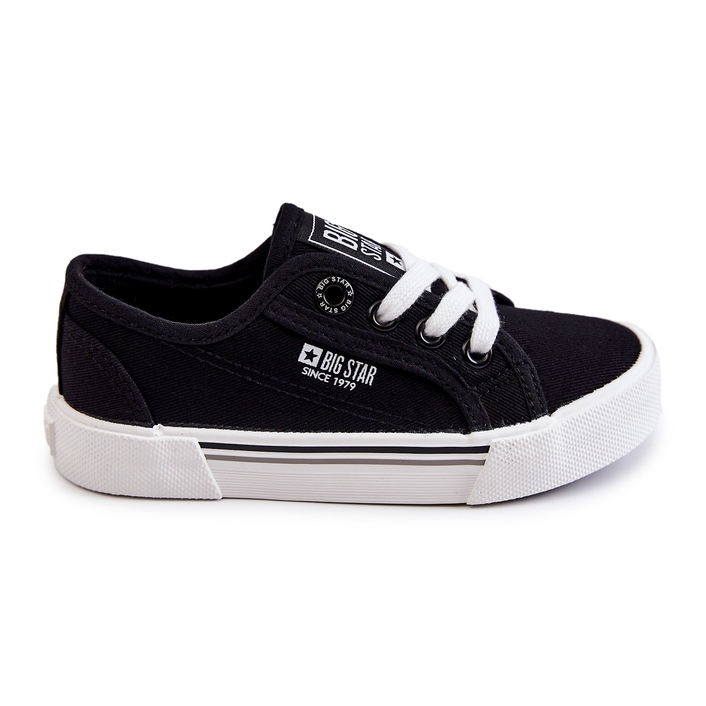 Black Children's Low Sneakers Big Star JJ374174 ['black']