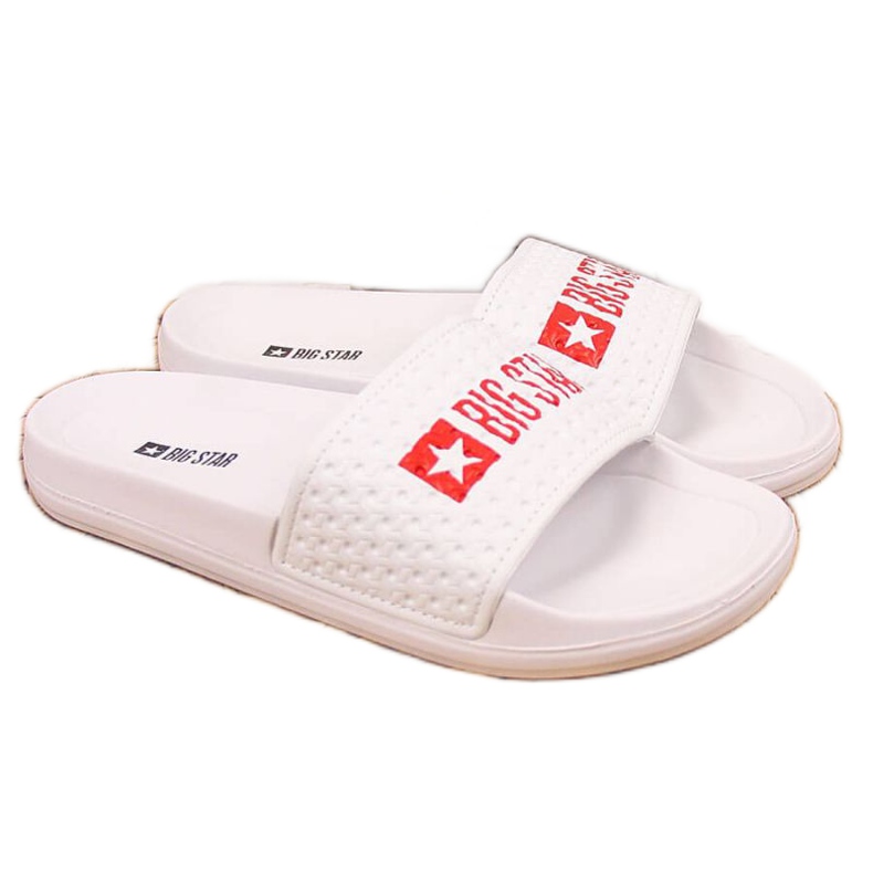 White sports slippers Big Star GG374803 White sports slippers Big Star GG374803