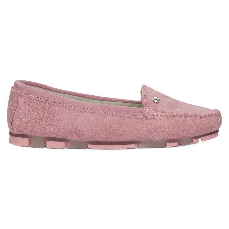 Leather Loafers Filippo DP2037 / 22 PI Pink