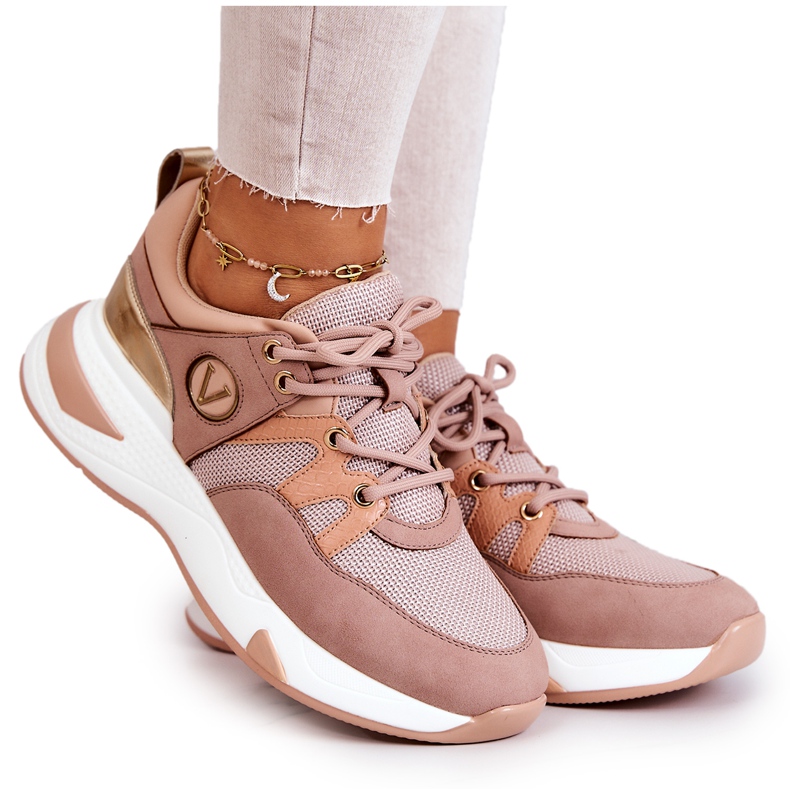 Vinceza Sport Shoes Sneakers Dirty Róż Imperio pink Vinceza Sport Shoes Sneakers Dirty Róż Imperio pink