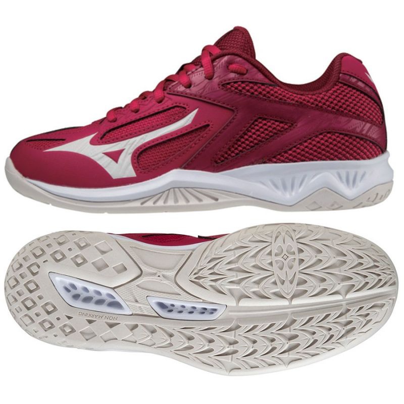 Mizuno Thunder Blade 3 W V1GC217064 volleyball shoes red claret