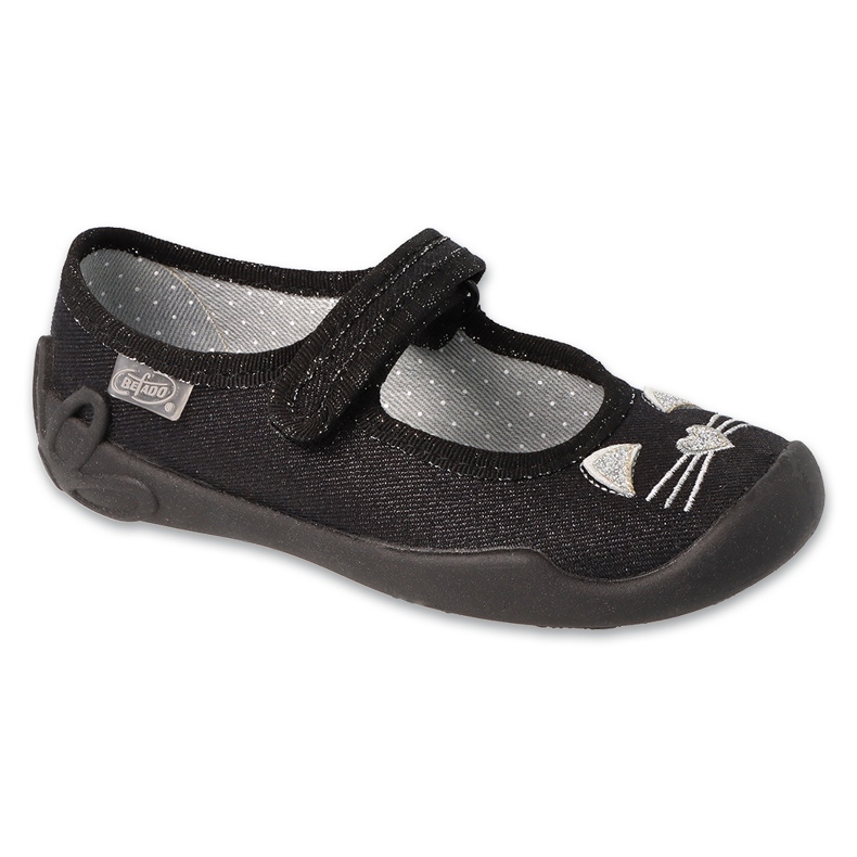 Befado children's slippers 114x450 black