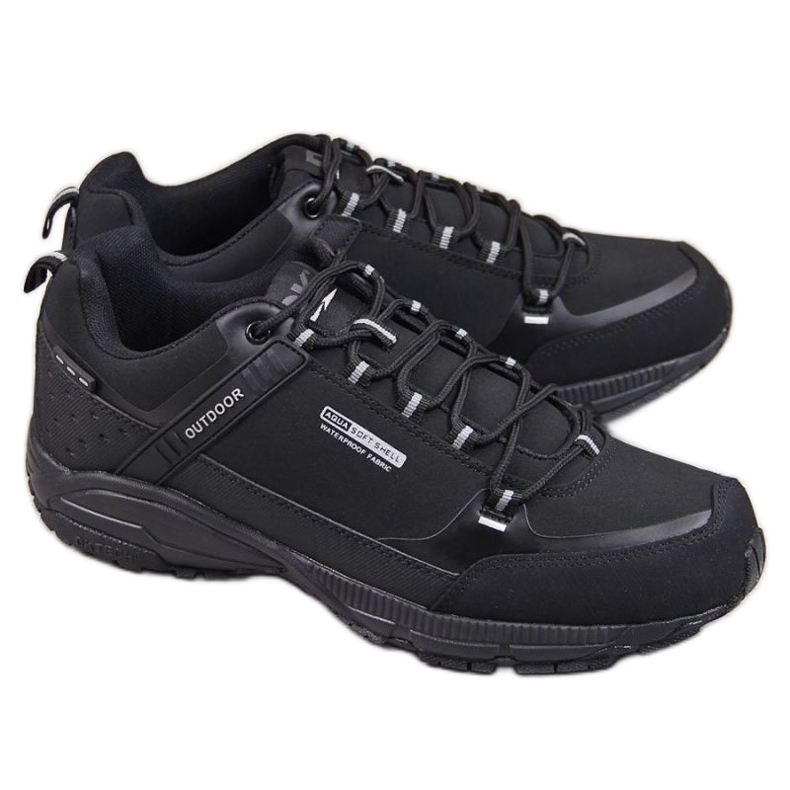 Black waterproof trekking shoes Dk DK11A Black waterproof trekking shoes Dk DK11A