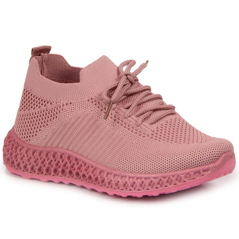 Textile sports shoes News Jr EVE338B pink
