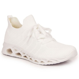 McKeylor W JAN84B white sports shoes