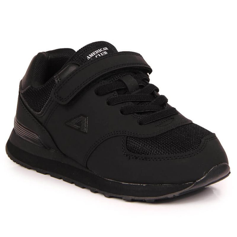 Velcro shoes American Club Jr AM788A black
