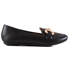 Seastar Black Loafers With Eco Leather