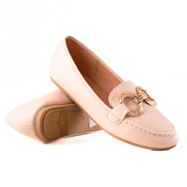 Seastar Beige Loafers With Eco Leather Seastar Beige Loafers With Eco Leather