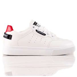 TRENDI Sport shoes made of eco leather white TRENDI Sport shoes made of eco leather white
