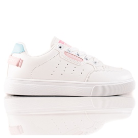 TRENDI Sport shoes made of eco leather white