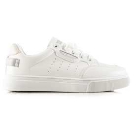 TRENDI Sport shoes made of eco leather white