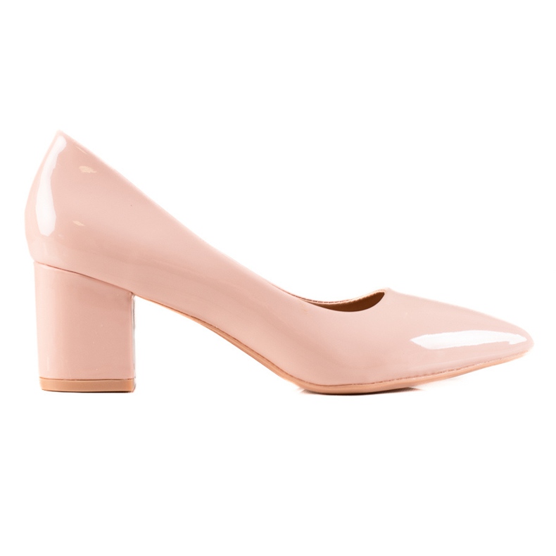 Seastar Casual patent leather pumps beige pink Seastar Casual patent leather pumps beige pink
