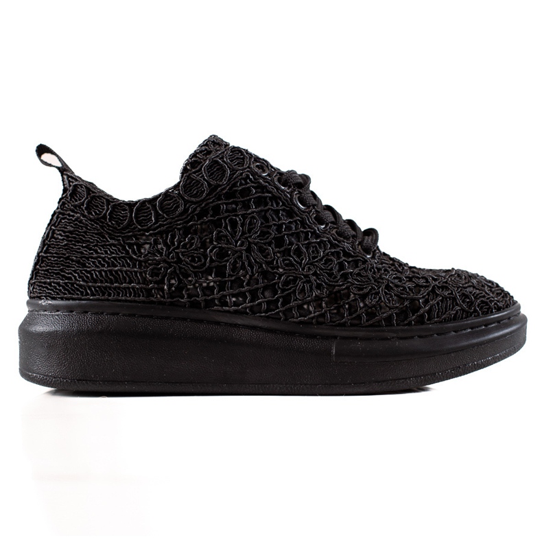 ARTIKER Openwork Sneakers On The Platform black