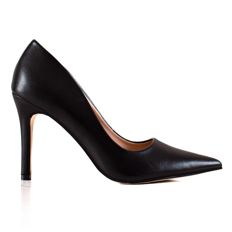 Goodin Classic high heels made of eco leather black