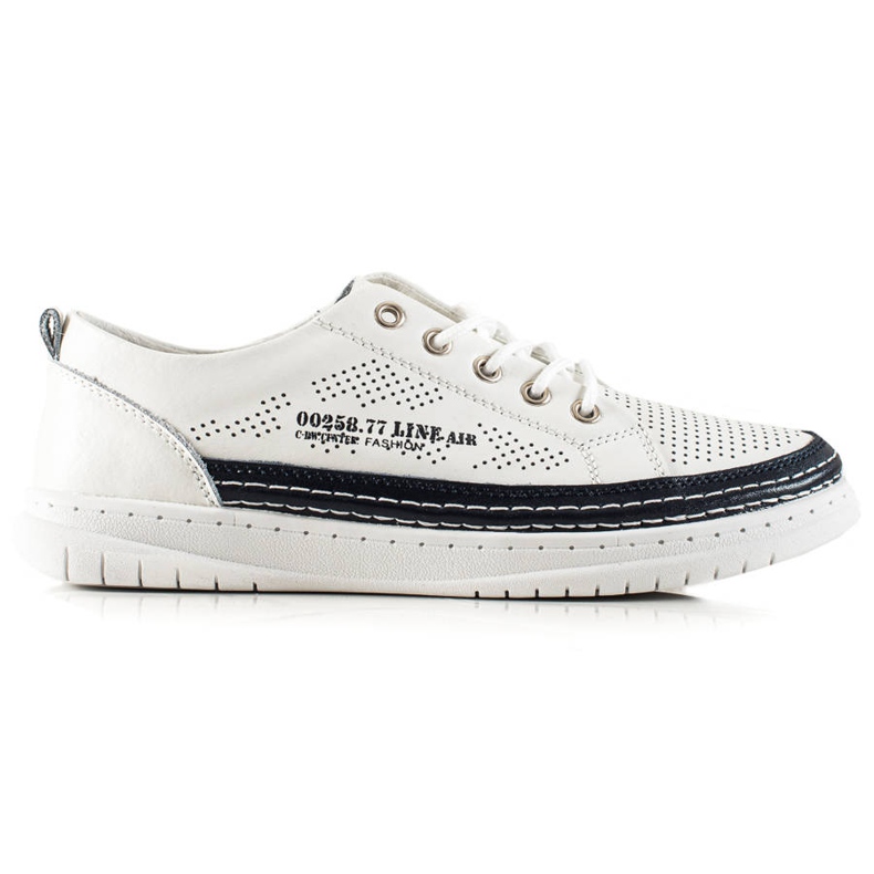 Goodin Casual Leather Sneakers white