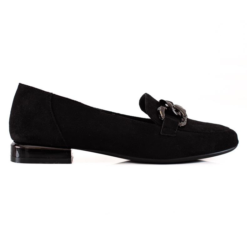 Stylish Sergio Leone loafers black