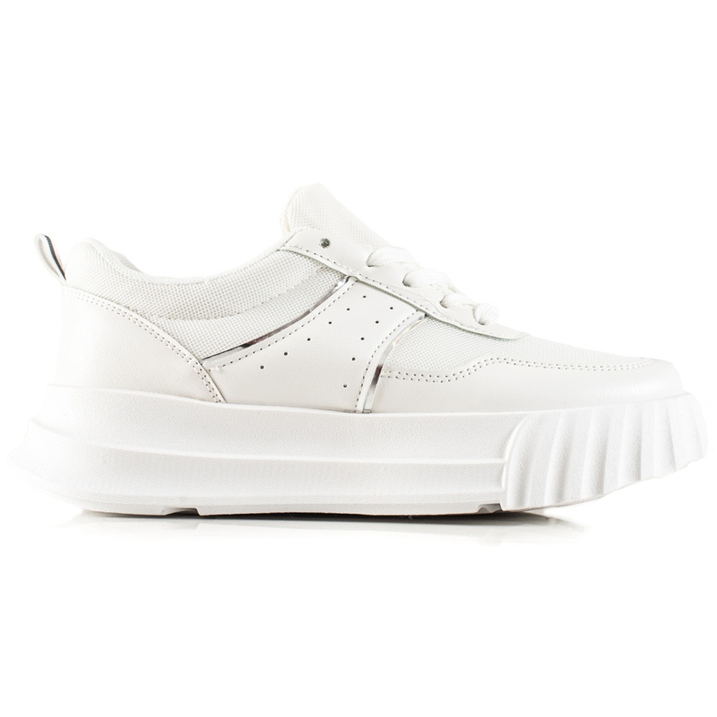 TRENDI Sports Sneakers On The Platform white