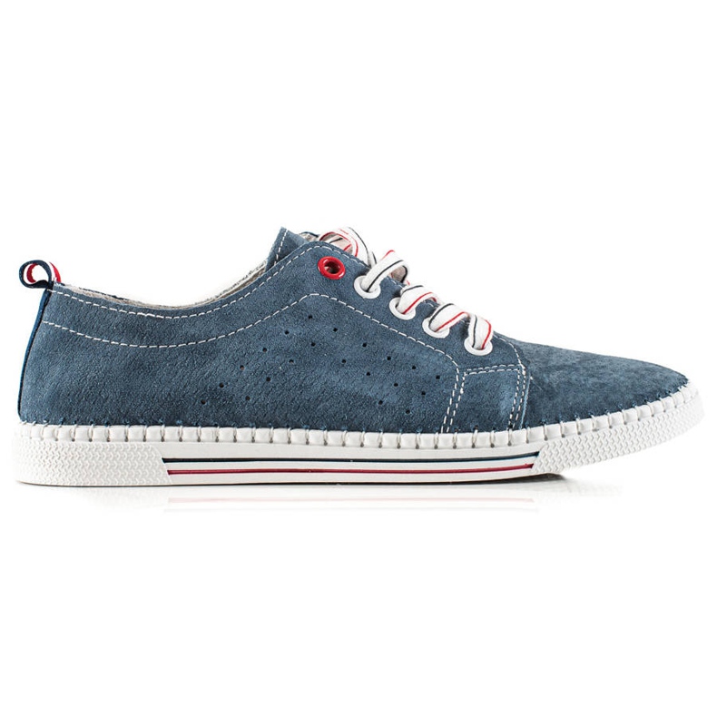 Filippo Classic Leather Sneakers blue