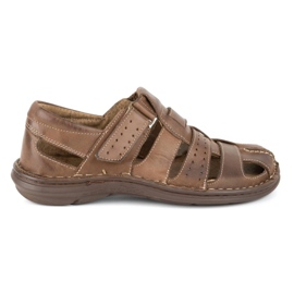 Olivier Men's Sandals 467 Dark Brown Olivier Men's Sandals 467 Dark Brown