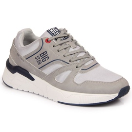 Gray casual sports shoes Big Star M JJ174276 grey Gray casual sports shoes Big Star M JJ174276 grey