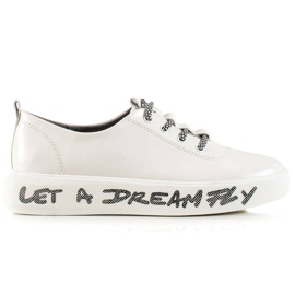 Goodin Sneakers With Eco Leather Fashion white Goodin Sneakers With Eco Leather Fashion white