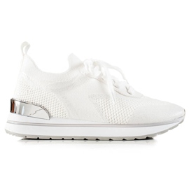 TRENDI White Sport Shoes With Glitter TRENDI White Sport Shoes With Glitter