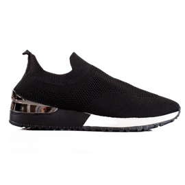 Sergio Todzi Black Slip-On Sneakers