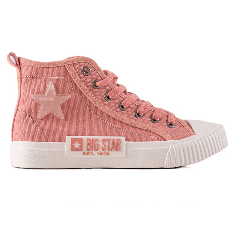 Women's High-top Sneakers Big Star JJ274382 pink