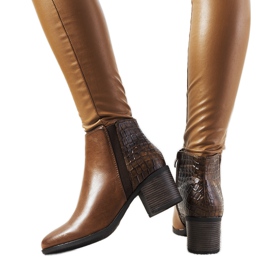 Villa brown insulated boots