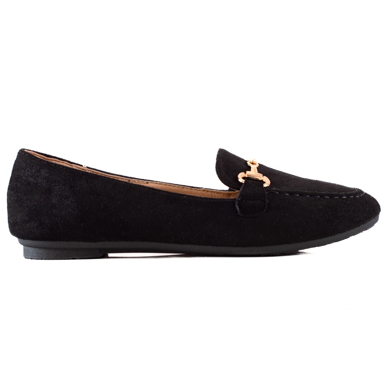Black stylish VINCEZA loafers