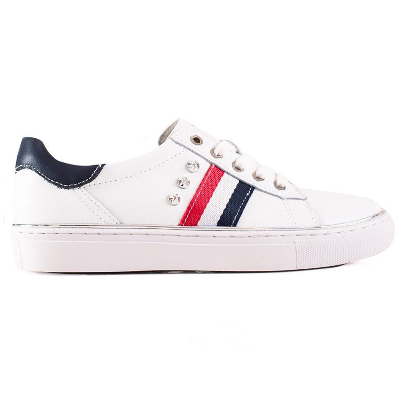 Sports Sneakers Made of VINCEZA Leather white Sports Sneakers Made of VINCEZA Leather white