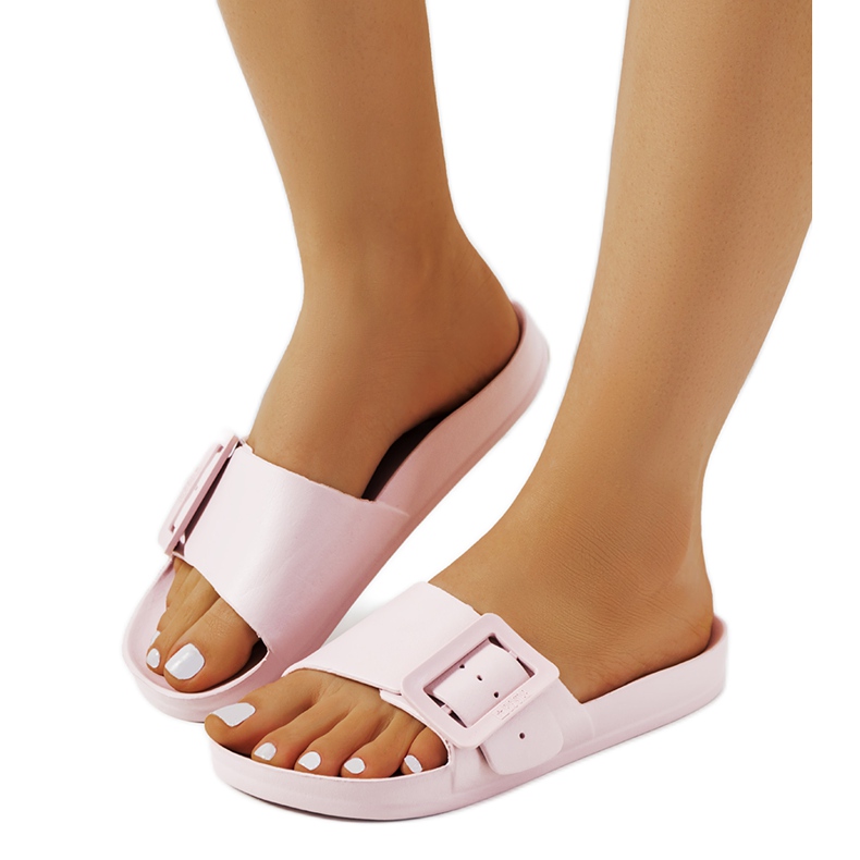 Pink slippers Big Star FF274A387