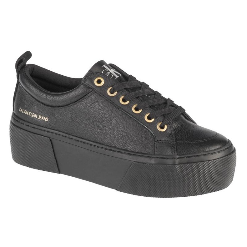 Calvin Klein Vulcanized Flatform Laceup LW YW0YW00366-0GJ shoes black