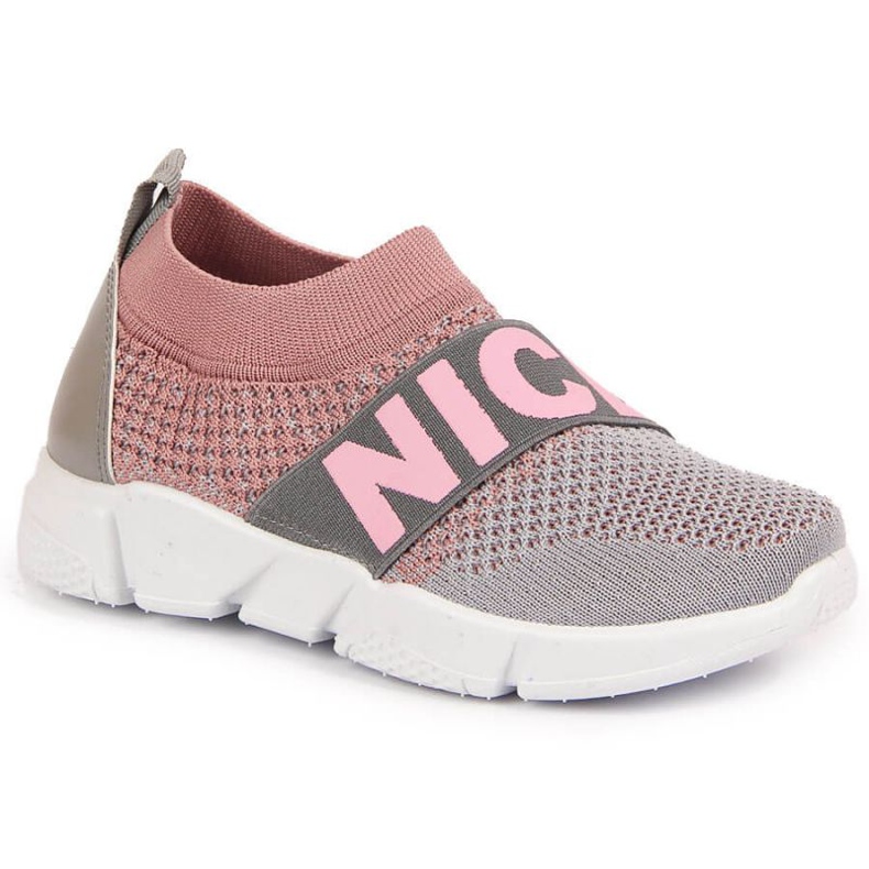 McKeylor Jr JAN94A socks sports shoes pink grey