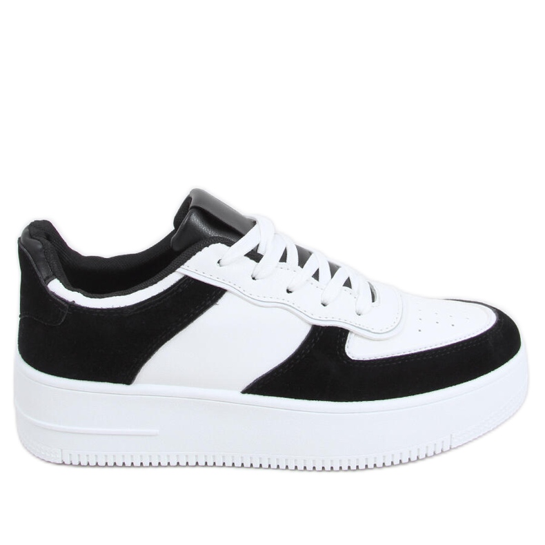 Zetto Black women's sports shoes white