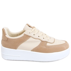 Zetto Khaki women's sports shoes beige