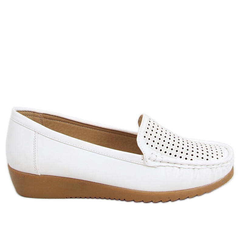 Women's openwork loafers Ilin White
