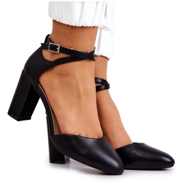 Pumps With a buckle Sergio Leone SK851 Black Pumps With a buckle Sergio Leone SK851 Black