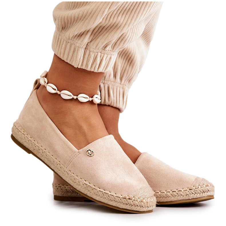 PE1 Women's Beige Suede Espadrilles Joaquin PE1 Women's Beige Suede Espadrilles Joaquin