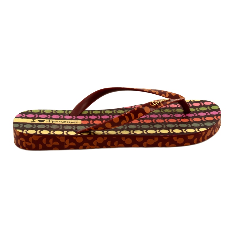 Women's SEM IGUAL POP IPANEMA Flip Flights 26627 25903 brown