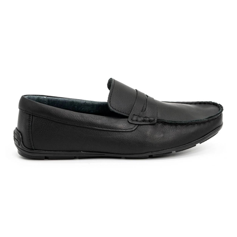 Olivier Men's leather loafers 894MA black