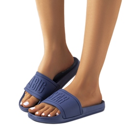 Women's navy blue Big Star DD274A269 slippers Women's navy blue Big Star DD274A269 slippers