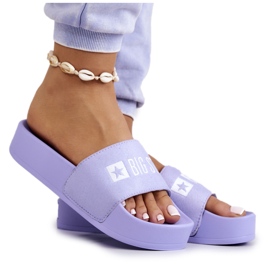 Rubber Slippers Big Star JJ274A265 Violet purple