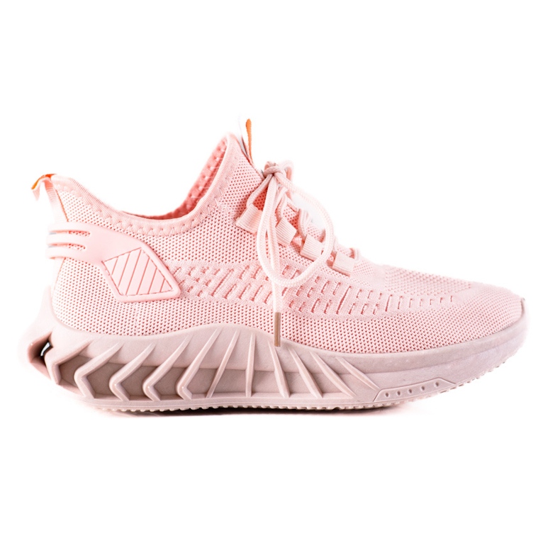 TRENDI Pink Textile Sneakers